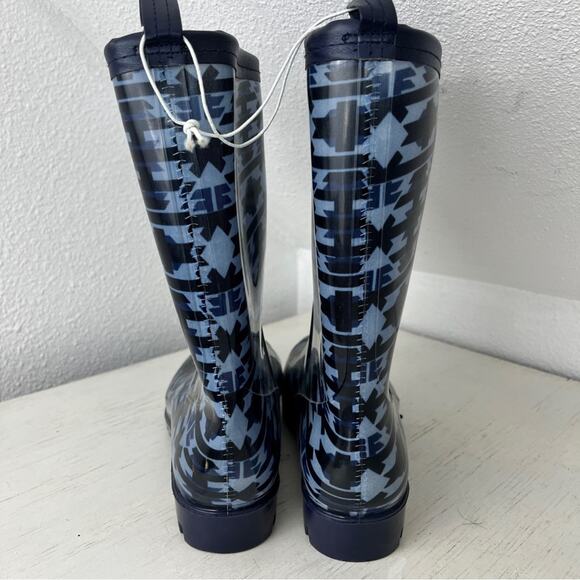 Capelli blue western design mid calf rain boot size 8 - Picture 4 of 10